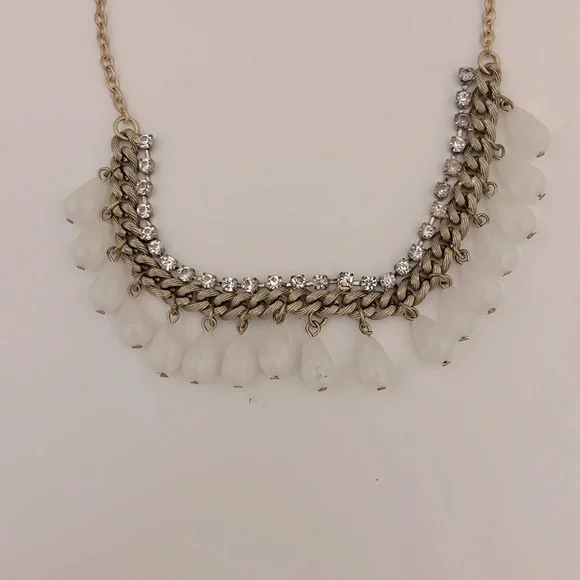 Vintage Grecian Gold Tone Costume Necklace - Picture 2 of 4